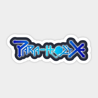 Para-holiX Logo Blue Gradient Sticker